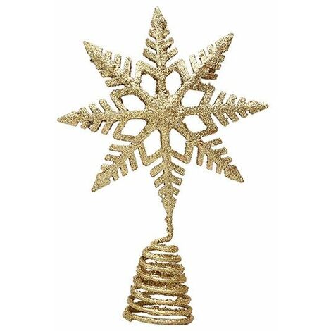 Christmas Tree Star, Tree Topper Star,Christmas Tree Decoration,Light Up Christmas Tree Star for Indoor Outdoor Christmas Tree Topper Decoration (Gold)