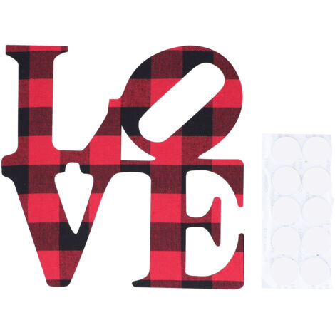 Christmas Wall Decoration Wooden Wall Ornament English Letter Wall Decoration for Home
