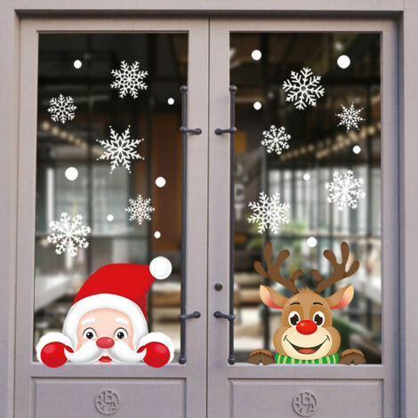 Christmas Window Decorations Window Stickers