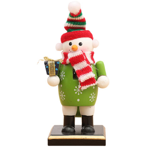 Christmas Wooden Nutcracker Ornaments Nutcracker Figures Toy Puppet Desktop Ornaments Home Decor