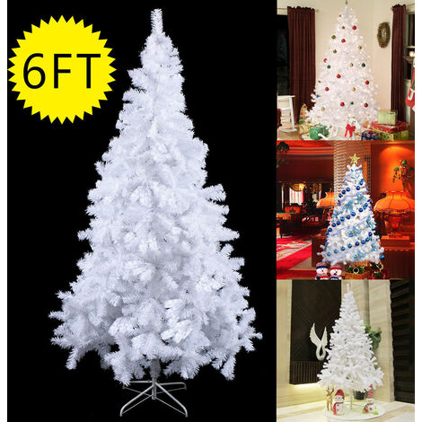 Christmas Xmas Tree Hausen Traditional White Indoor Artificial Trees Decoration