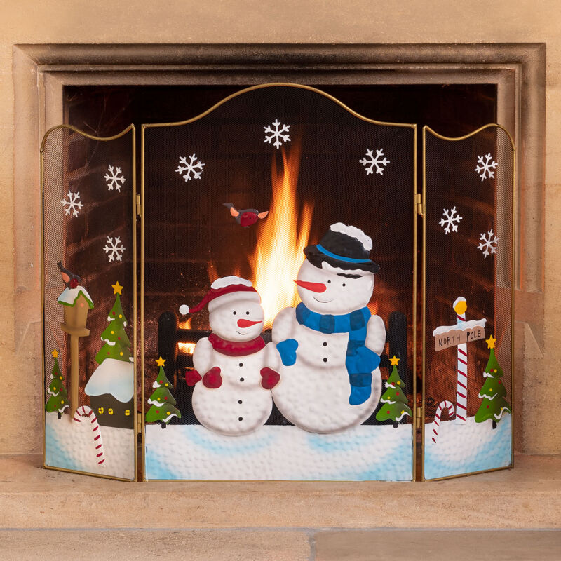 Snowman Fireguard (Height: 61cm) - CHRISTOW