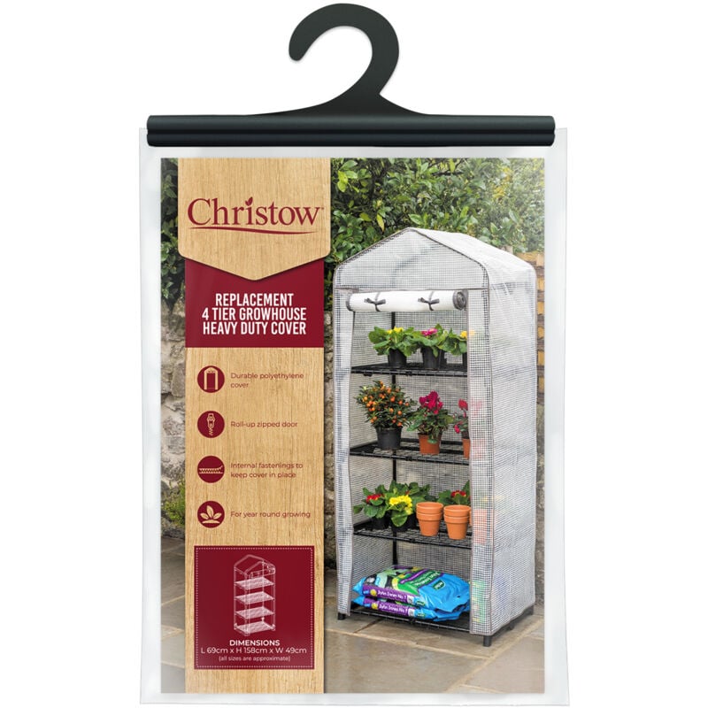 COVER ONLY Walk In Greenhouse Replacement Cover PVC Grow House Protector