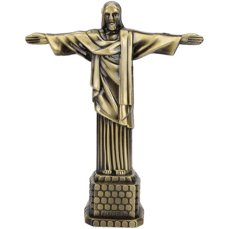 Christusstatue Brasilien – Dekorative Miniatur für den Schreibtisch – Berühmtes Monument – Reisesouvenir