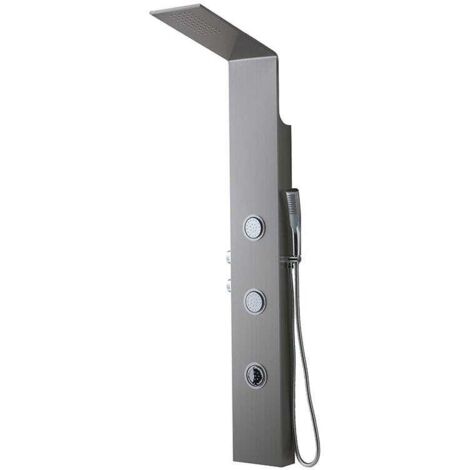 Chrom-Duschpanel Mit Hydromassage Und Regenbrausekopf