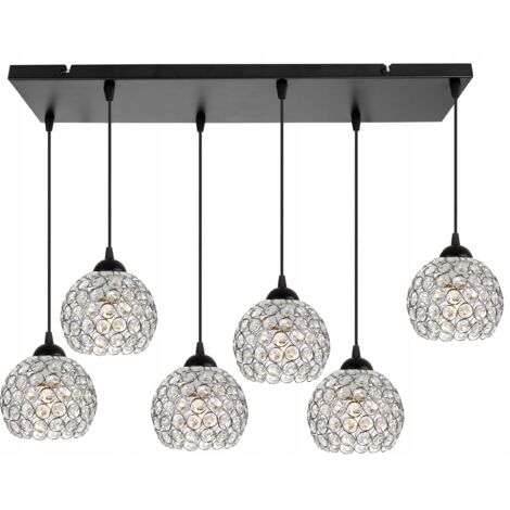 CHROM HÄNGELAMPE KRONLEUCHTER DECKENLEUCHTER LED KRISTALL