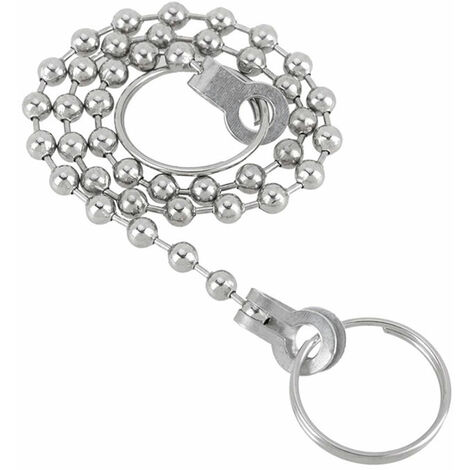 Chrom Kugelkette, Waschbecken, 25cm  01691