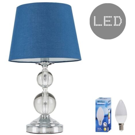 Best price Touch lamp blue Faulkner Chrome Touch Table Lamp Aspen