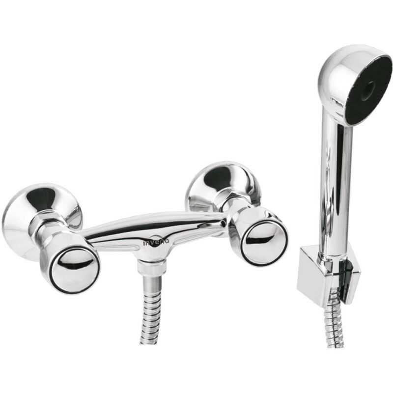 Bathroom Wall Mounted Chrome Plated Brass Mixer Shower Handle