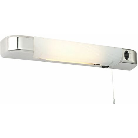 main image of "Chrome Bathroom Shaver Light"