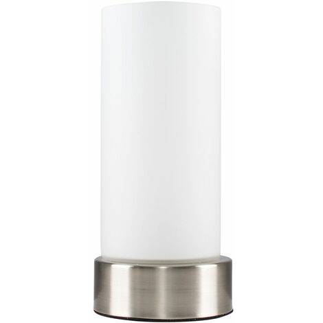 white glass bedside lamps