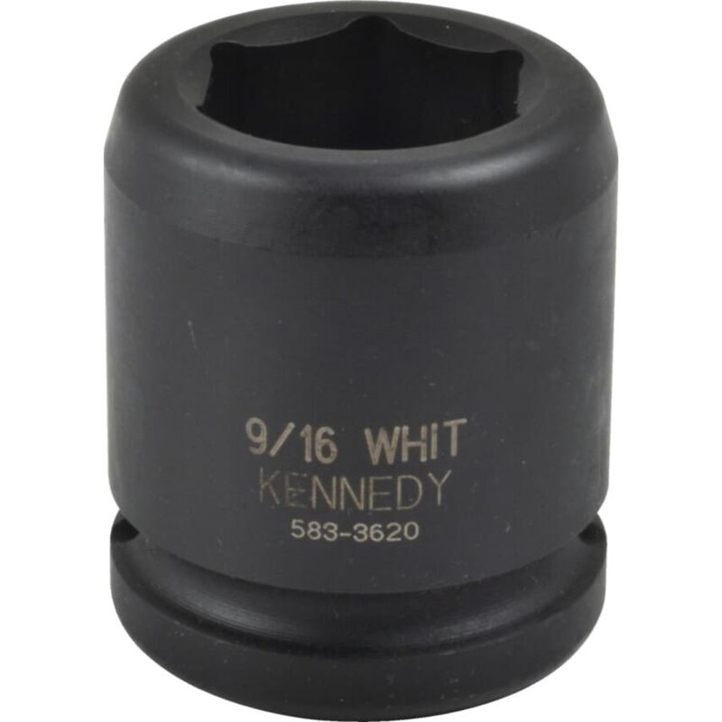 9/16 Whit Impact Socket 3/4 Square Drive - Kennedy