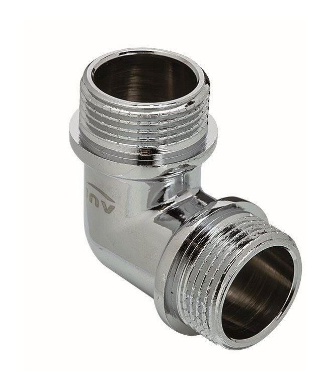 Chrome Plated Brass Male Elbow Pipe Fitting Connection MxM 1/2'