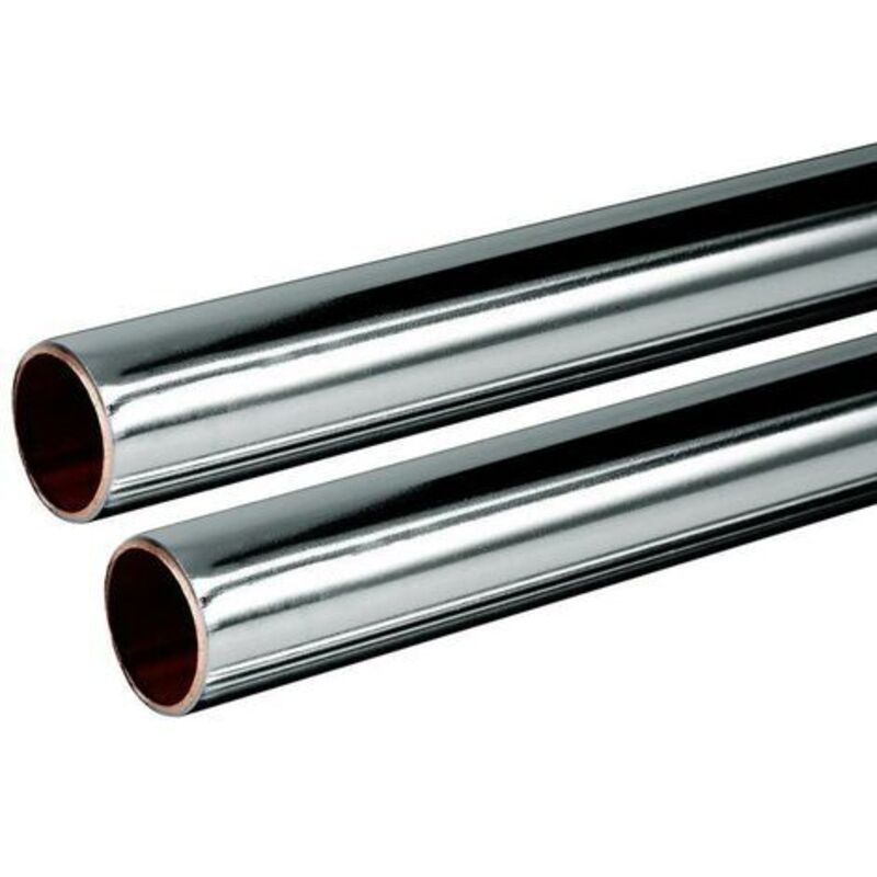 Image of Chrome Plated Copper Tube 22mm 2x&hellip;