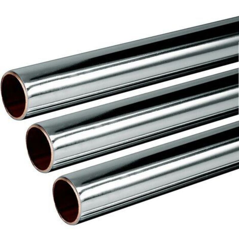 Image of Chrome Plated Copper Tube 22mm 3x&hellip;