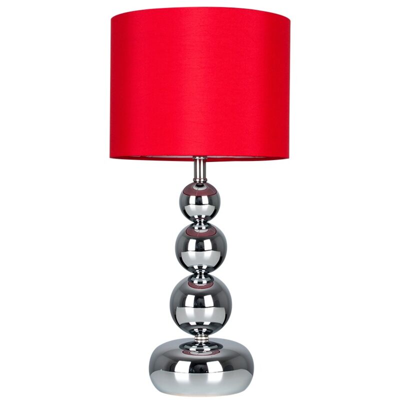 Minisun - Dimmable Bedside Table Lamp Touch Dimmer Lounge Light Lampshade