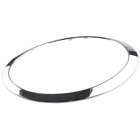 Chrome trim ring for left front headlight 51712355798 for R56/55/57/58/59 07-15 Chrome eyebrow ring