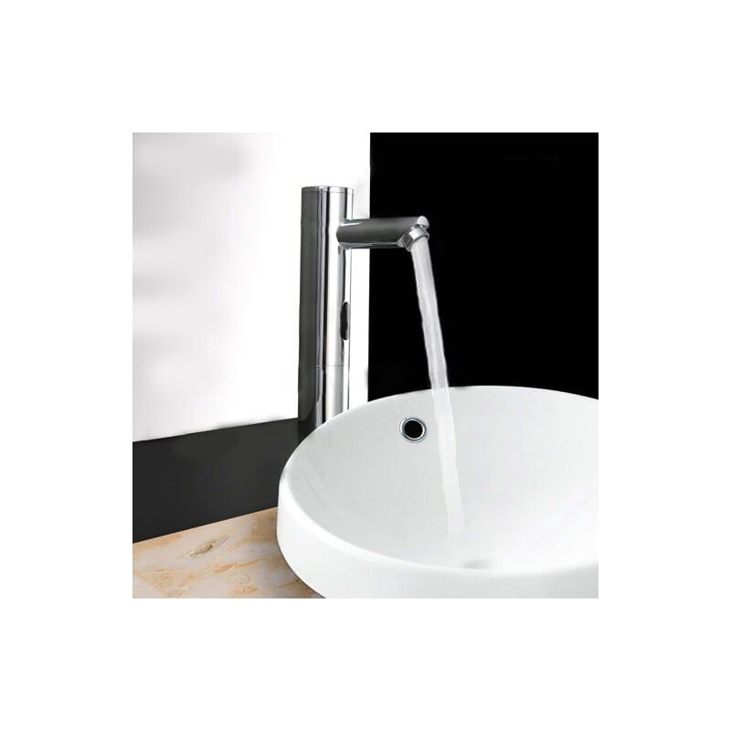 Lookshop - Modern high sink faucet with chrome automatic sensor