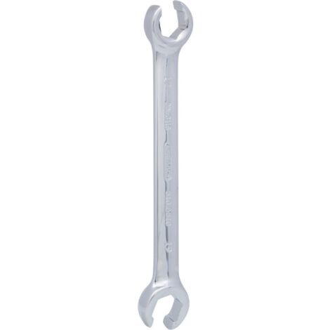 CHROMEplus Offener Doppel-Ringschlüssel, abgewinkelt, 17x19mm