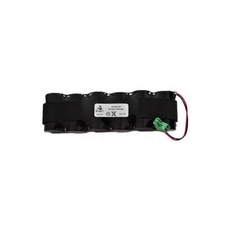 CHRONO Batterie Alarme TALCO / DELTA DORE - 6LR20 Alcaline - 9V - 18Ah + Connecteur