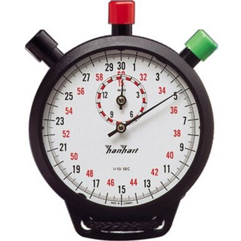 Chronomètre de précision à addition, Graduation : 1/10 s, Durée d'affichage 15 min, Poids 85 g