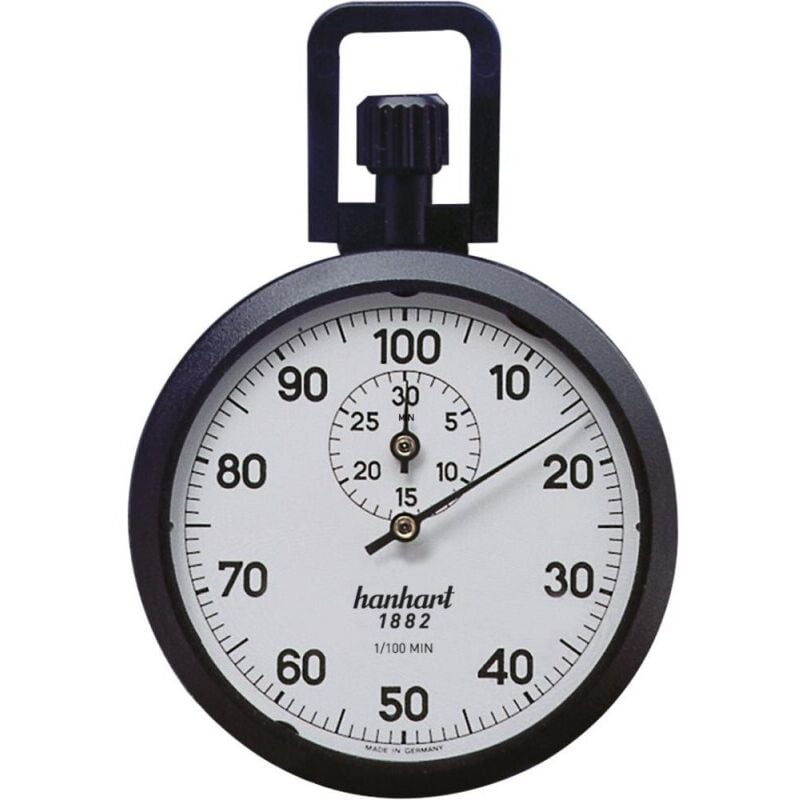 Beloh - Chronomètre de précision à couronne 1/100 sec. 30 min. Hanhart