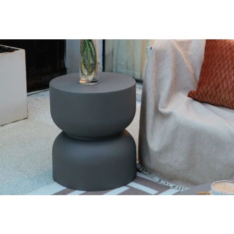 CHRONOS Table d’appoint en béton résistant durable 45 x 45 x 50.8 cm