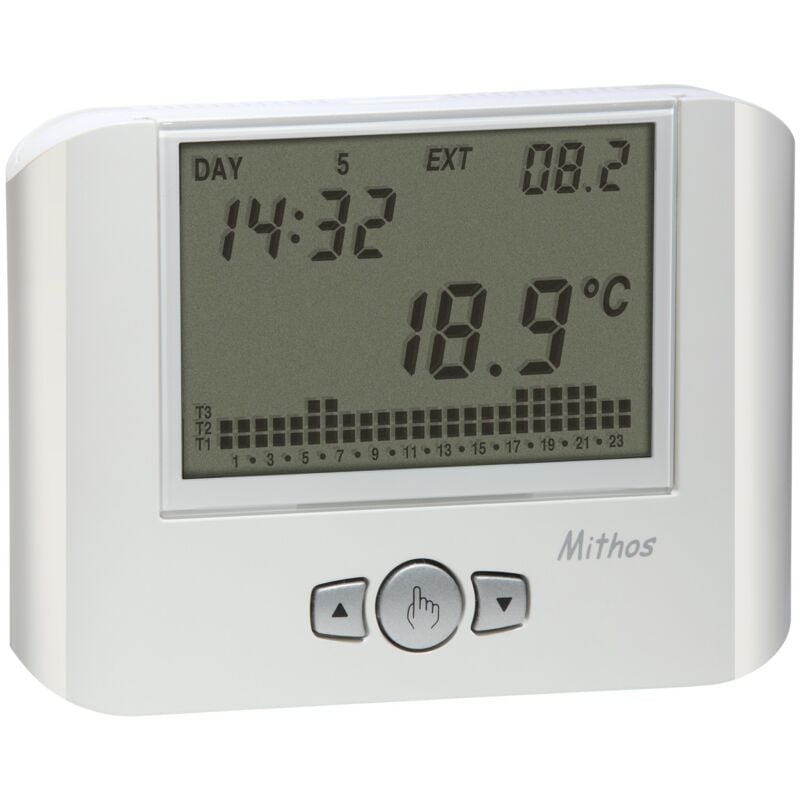 Vemer - Thermostat numérique à batterie murale VE328100 Mithos