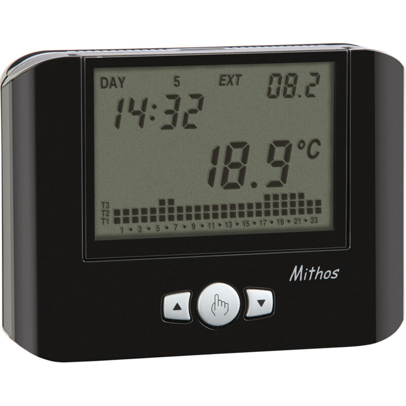 Vemer - Thermostat numérique à batterie murale VE312500 Mithos