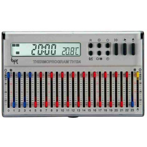 Chronothermostat numérique à piles blanc CAME BPT TH/124.01 BB 69403510