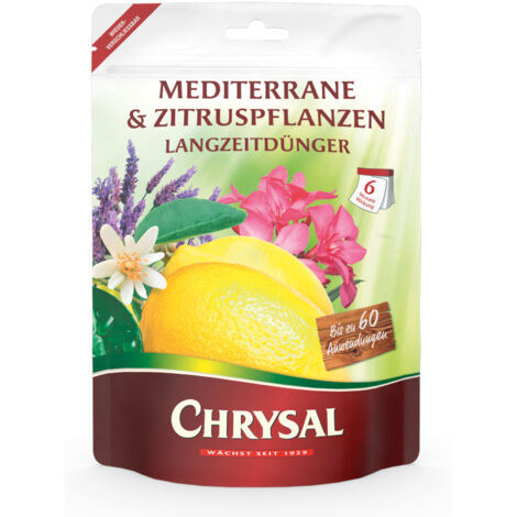 Chrysal Langzeitdünger für Mediterrane und Zitruspflanzen - 700 g Standbeutel