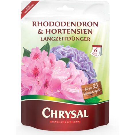 Chrysal Langzeitdünger für Rhododendron und Hortensien - 700 g Standbeutel
