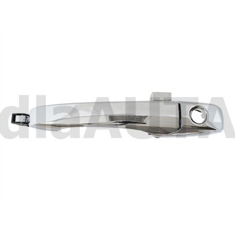 Chrysler Voyager 2008- manija exterior de la puerta delantera CROMADA izquierda