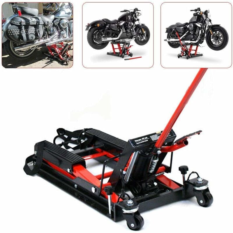 Châssis de Levage hydraulique Plateforme élévatrice de Moto Hauteur Max 37.5cm