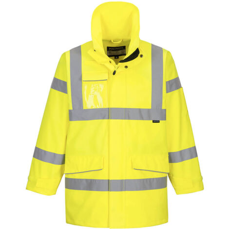 Chubasquero de alta visibilidad Extreme - Perfecto para Cualquier Clima / Amarillo / S