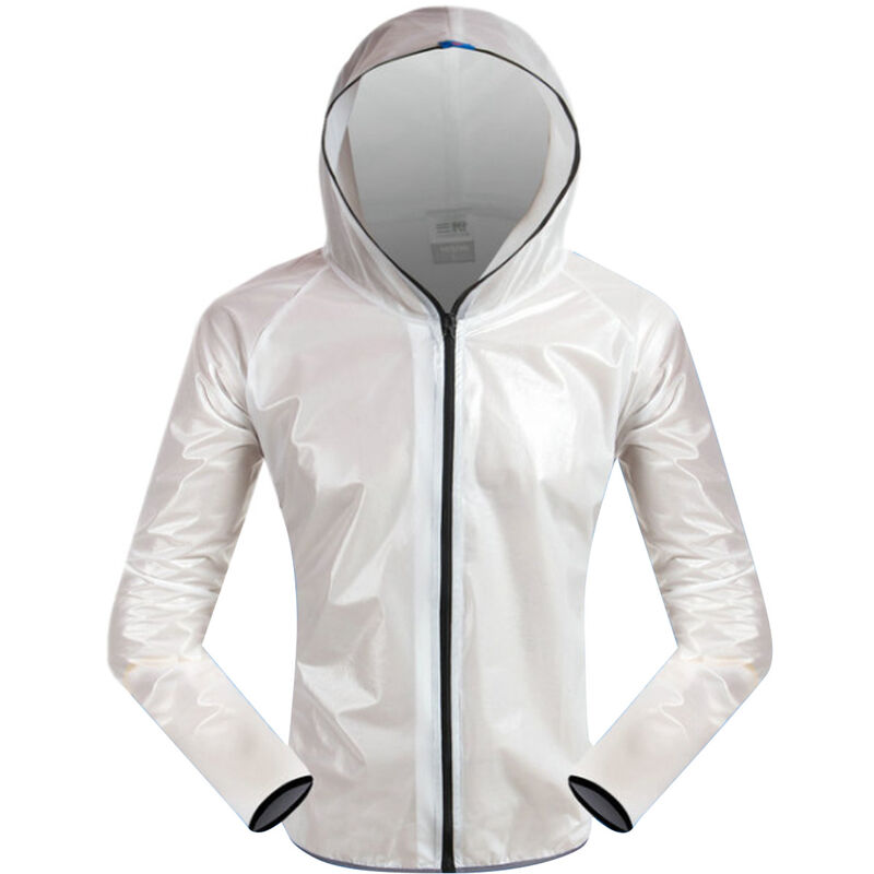 

Chubasquero de Ciclismo con Capucha para Hombre Mujer Impermeable Chaqueta / Pantalones / Chaqueta y Pantalones Cortavientos Impermeable Trajes de