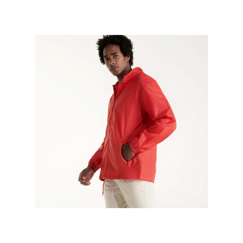 

Roly - Chubasquero de cuello alto con cremallera completa ISLAND CB5200 | Rojo - S