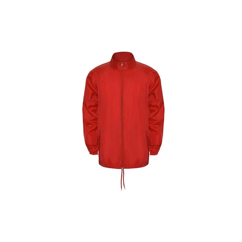 

Roly - Chubasquero de cuello alto con cremallera completa ISLAND CB5200 | Rojo - M