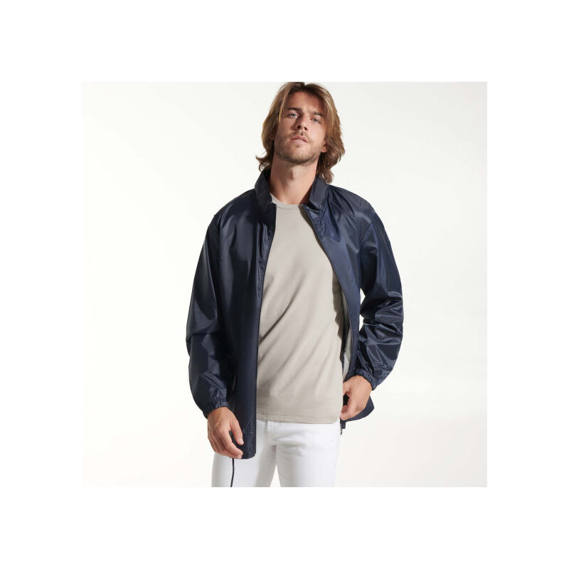 

Roly - Chubasquero de cuello alto con cremallera ESCOCIA CB5074 | S - Azul Marino