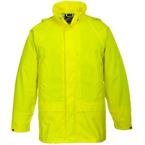 Chubasquero de doble tapeta y puños con corchetes Sealtex Classic S450 XXL amarillo