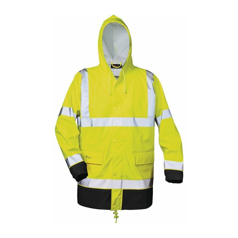 

Norway - Chubasquero PU de alta visibilidad Manfred talla M amarillo / negro