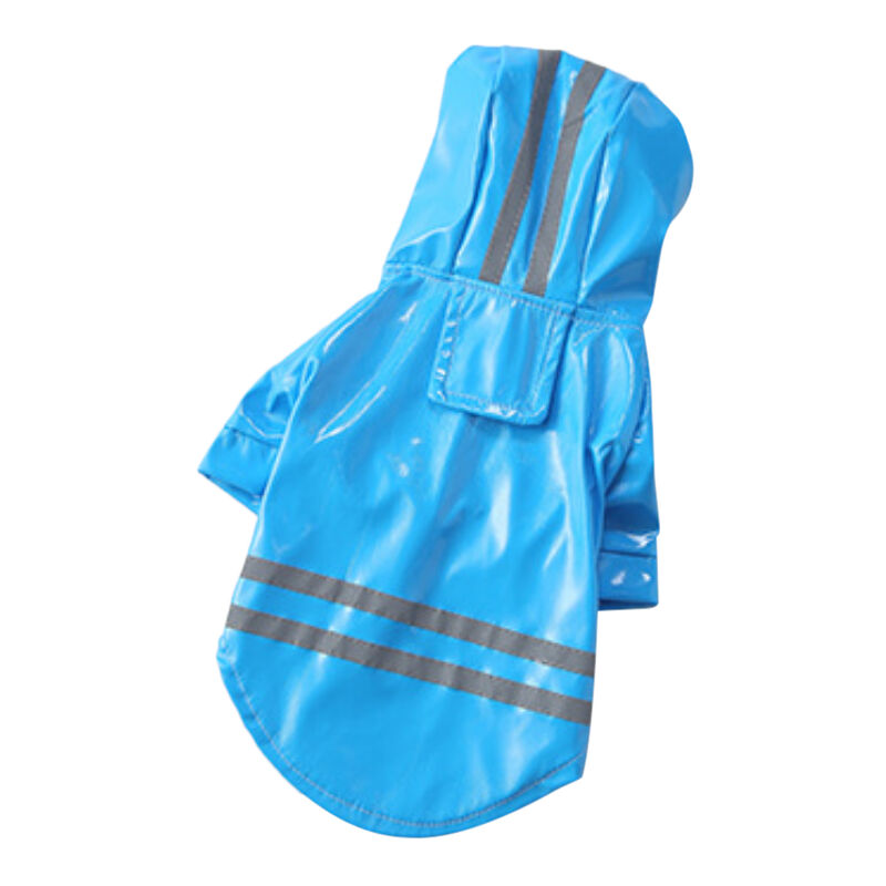 

Chubasquero reflectante para perros para mascotas Chaqueta para lluvia para perros con capucha Poncho para lluvia para perros 100% impermeable Rayas