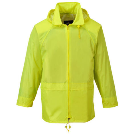 Chubasquero transpirable Classic con capucha desmontable S440 6XL Amarillo