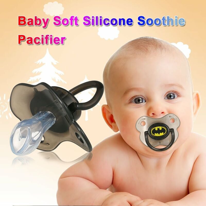 

Happyshopping - Chupete de silicona suave para bebes sin BPA