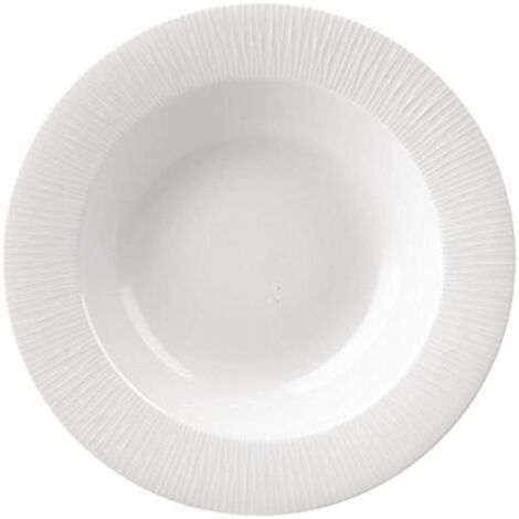 Churchill Piatto Pasta Bowl Bamboo 25cm Bianco