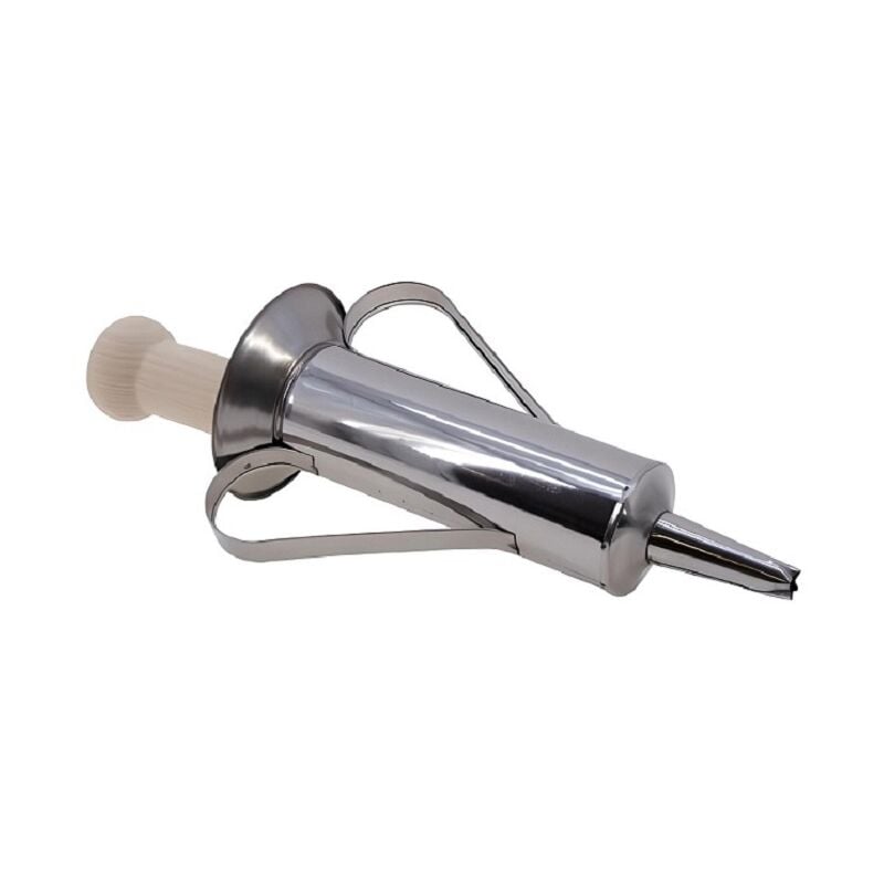 Visiodirect - Churrera manuelle pour churros, presse à biscuit, machine à churros avec tube en acier inoxydable - Format 28 x 10 x 8.5 cm