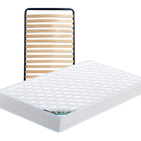 CHYPRE - Pack Matelas + Lattes 80x200