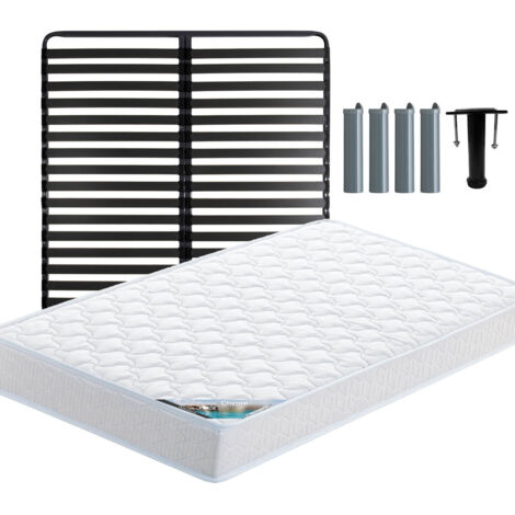 CHYPRE - Pack Matelas + Titanium 22 140x190cm + Pieds