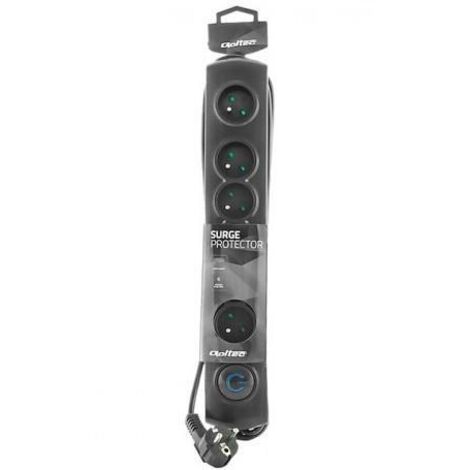 Ciabatta di protezione da sovratensione Quick Switch 6 prese 1,8 m