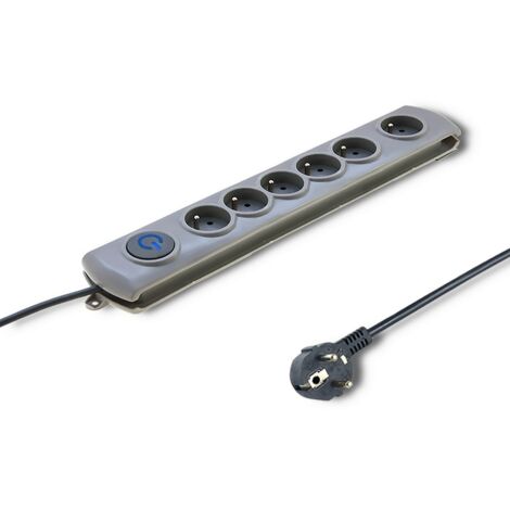 Ciabatta di protezione da sovratensione Quick Switch 6 prese 3m